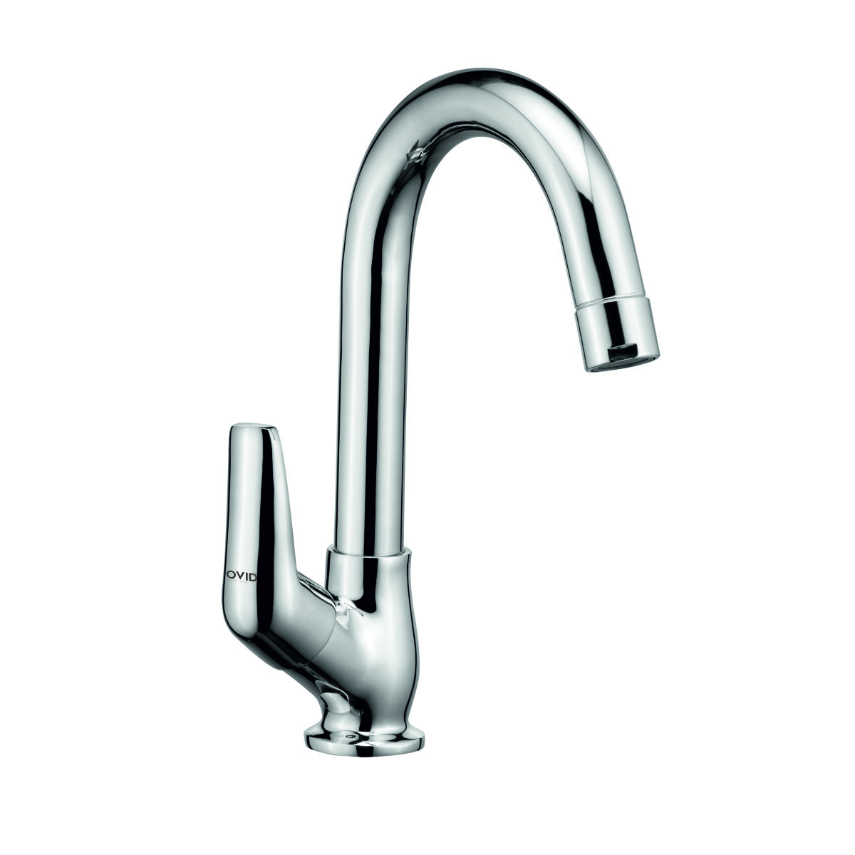 Swan Neck Pillar Cock with Swivel Spout
