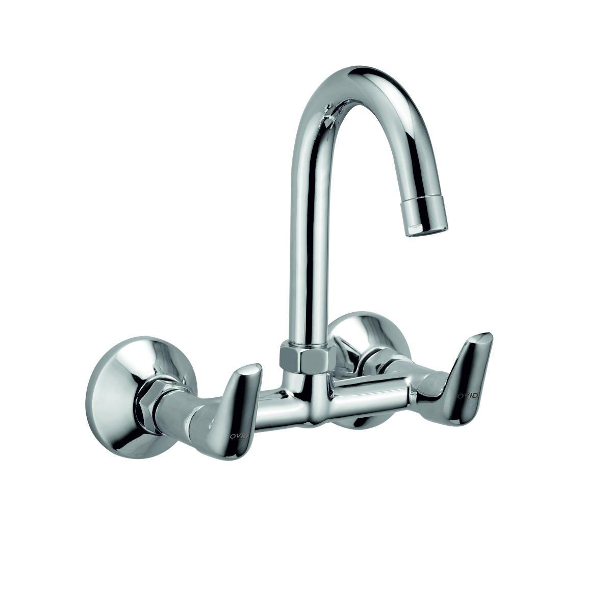 Wall Mounted Sink Mixer with Swivel Spout
