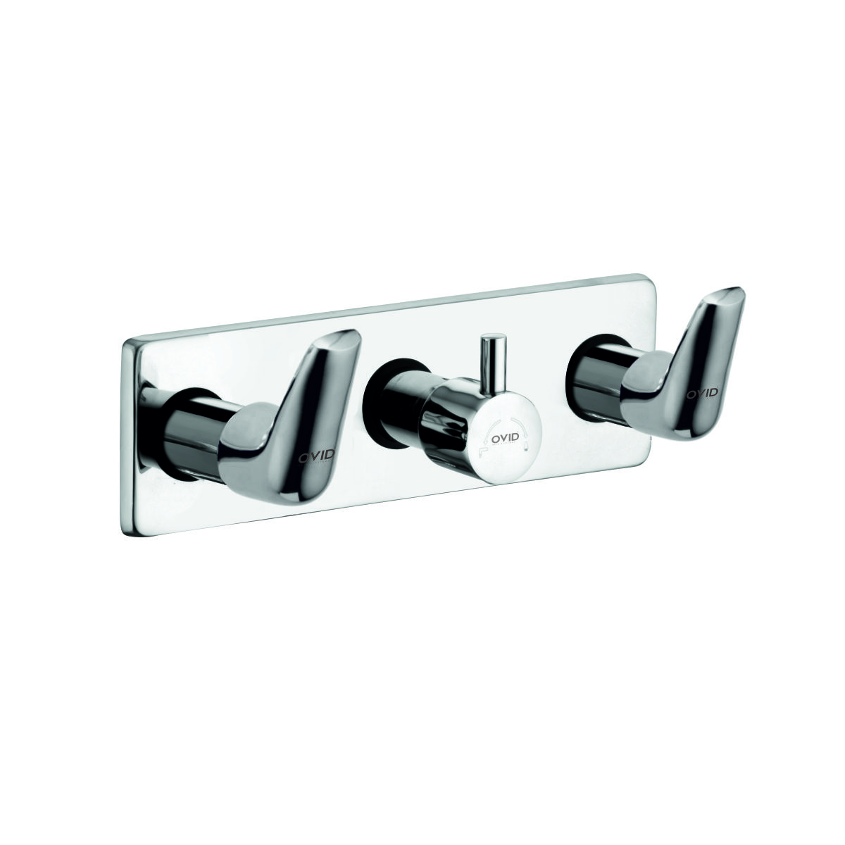 Concealed Wall Mixer with Wall Spout and Wall Flange