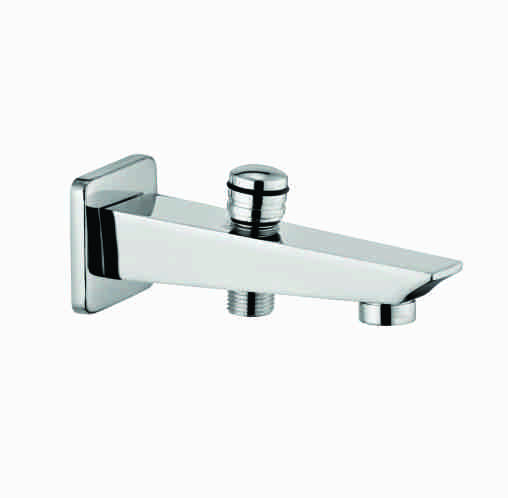 Wall Spout with Button Attachment for Shower