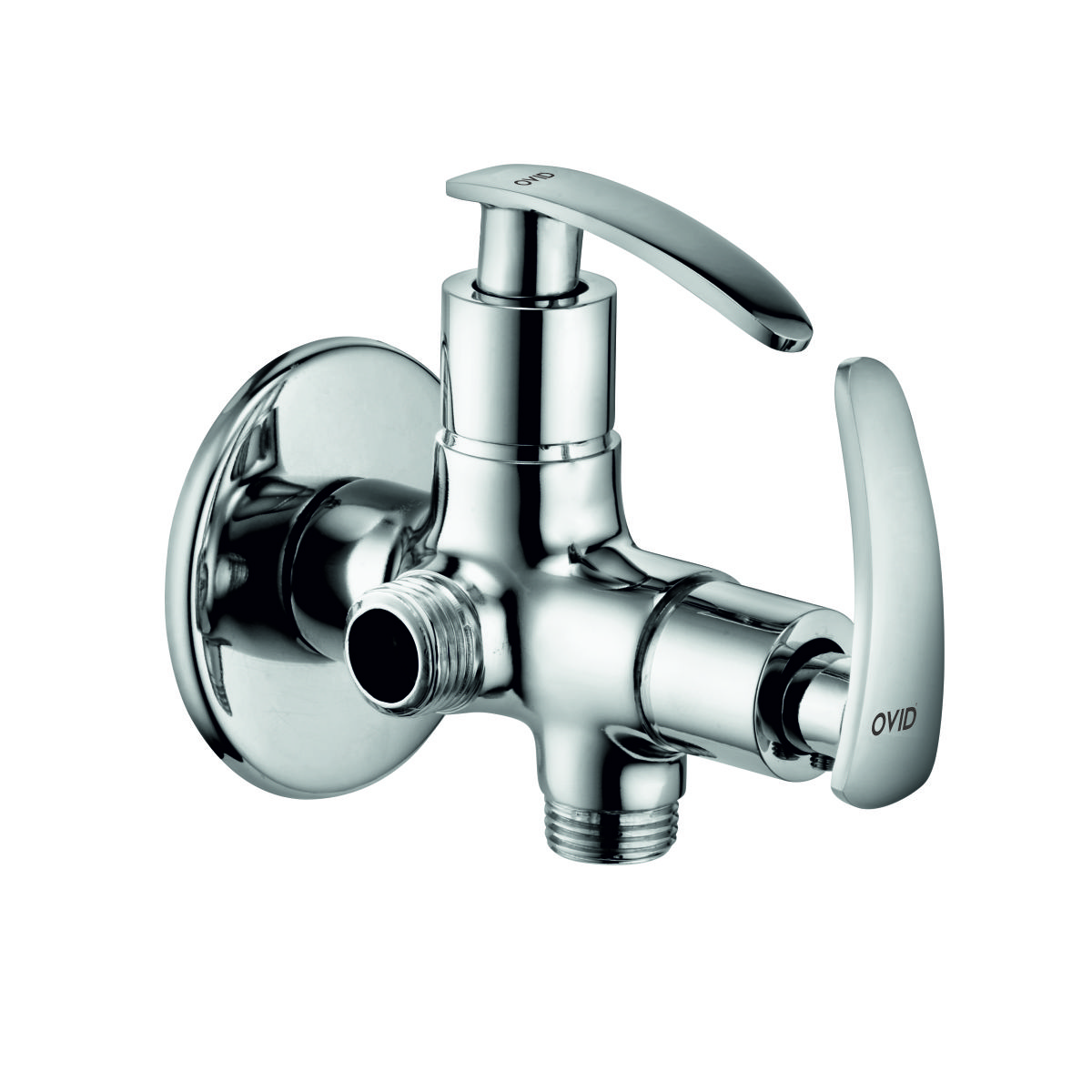 Angle Cock 2-Way with Wall Flange