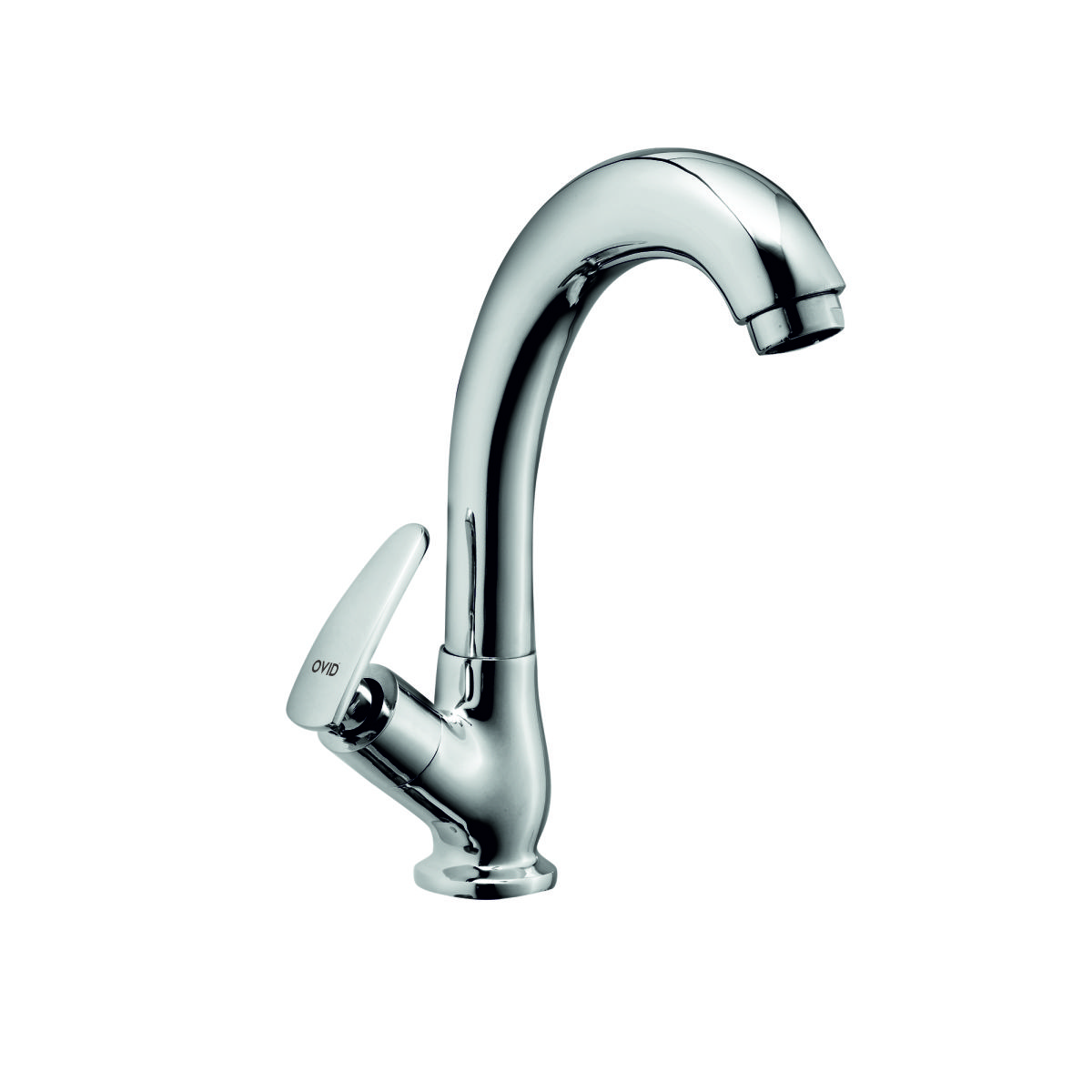 Swan Neck Pillar Cock with Swivel Spout