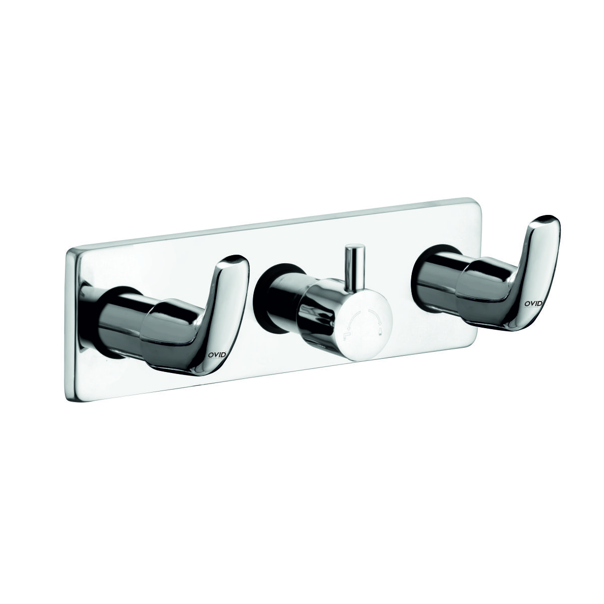 Concealed Wall Mixer with Wall Spout and Wall Flange
