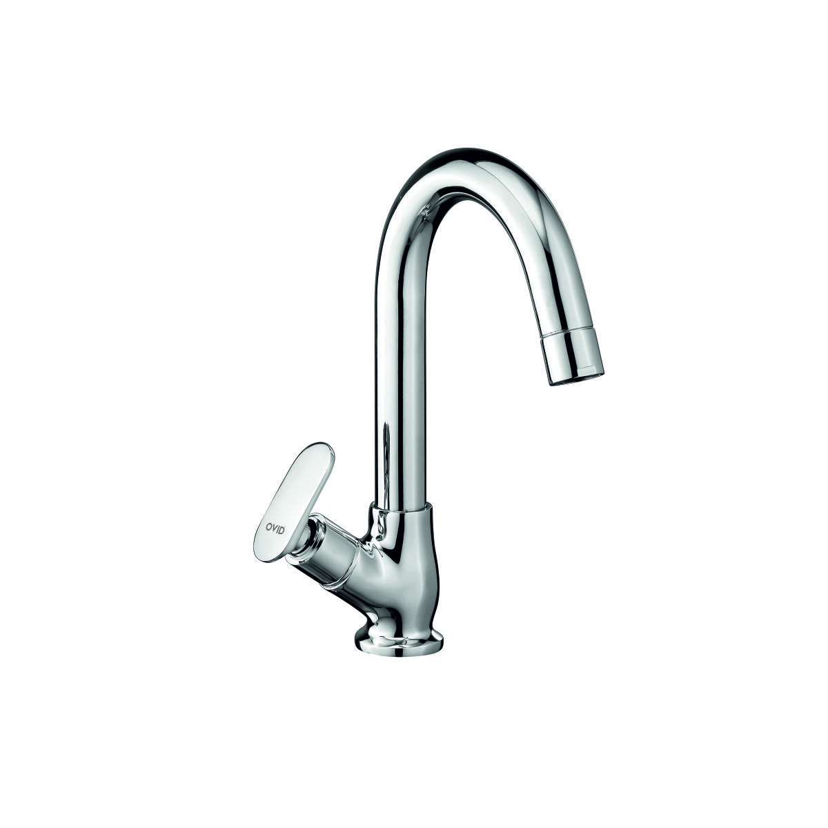 Swan Neck Pillar Cock with Swivel Spout
