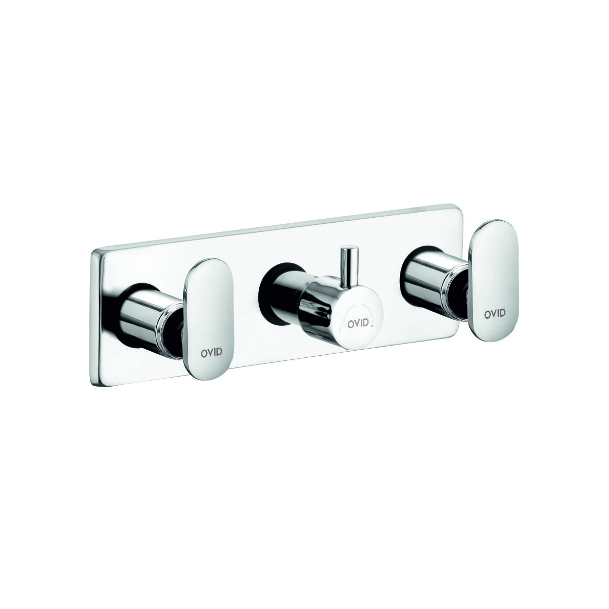 Concealed Wall Mixer with Wall Spout and Wall Flange