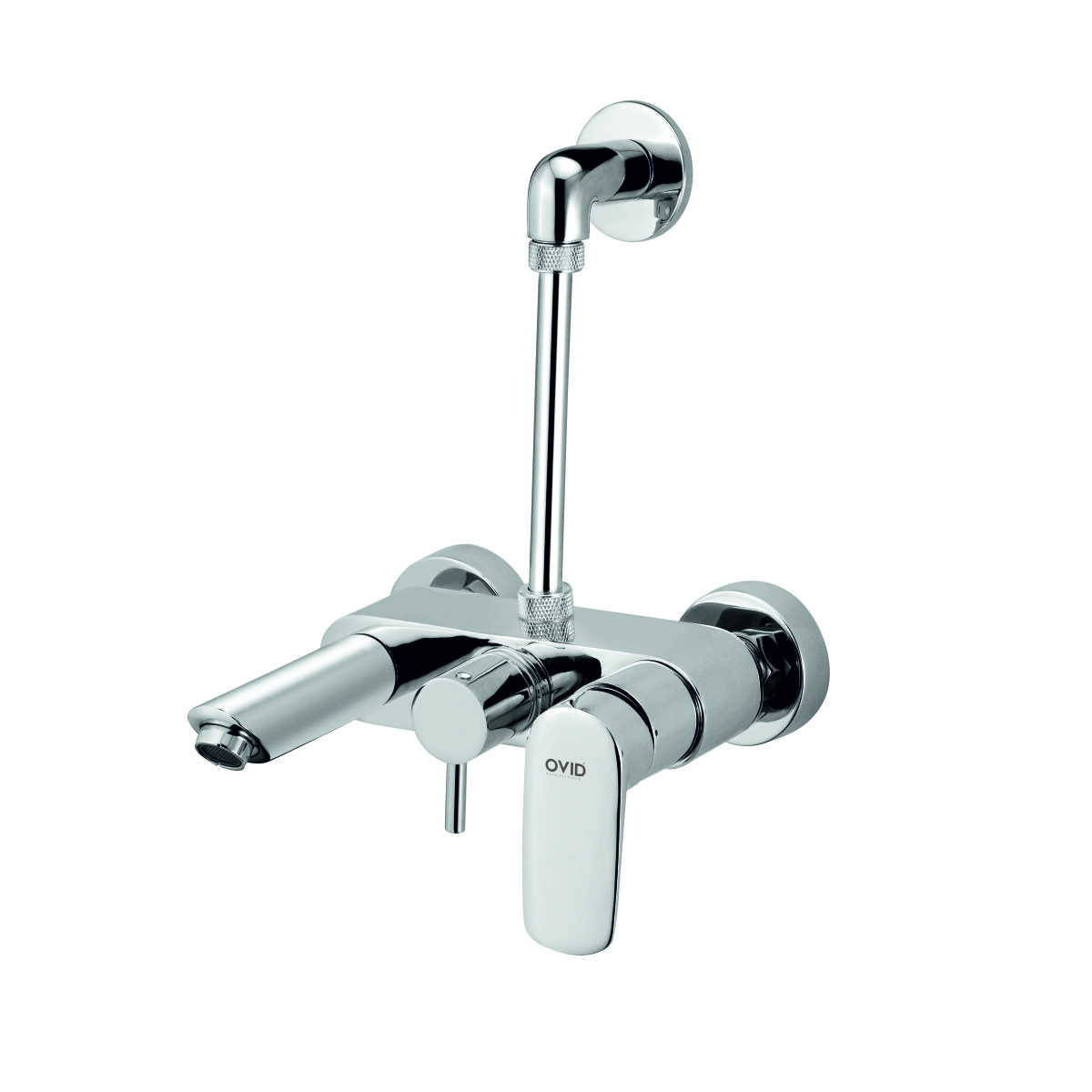 Side Operated Single Lever Wall Mixer with L-Bend